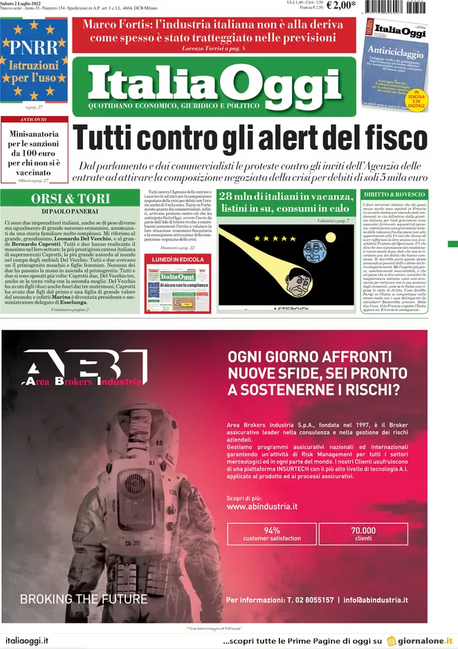 italia oggi 010306988