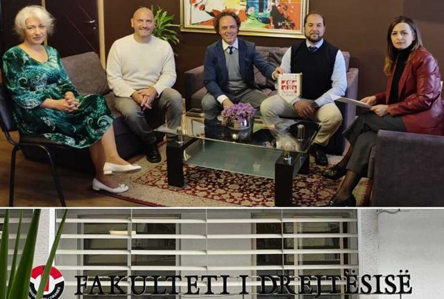 da sx: la Prof.ssa K. Katro, gli Avv.ti A. D'Amico, M. Sances, C. Mormando e la Prof.ssa D. Hoxha da sx: la Prof.ssa K. Katro, gli Avv.ti A. D'Amico, M. Sances, C. Mormando e la Prof.ssa D. Hoxha