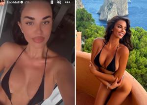 La Knoll assediata dai calciatori ("Mi scrivono che..."). Gossip-Foto