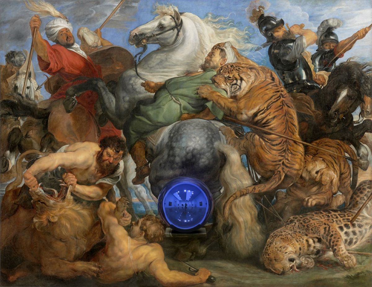Palla che guarda (Caccia alla volpe di Rubens), 2004 Palla che guarda (Caccia alla volpe di Rubens), 2004