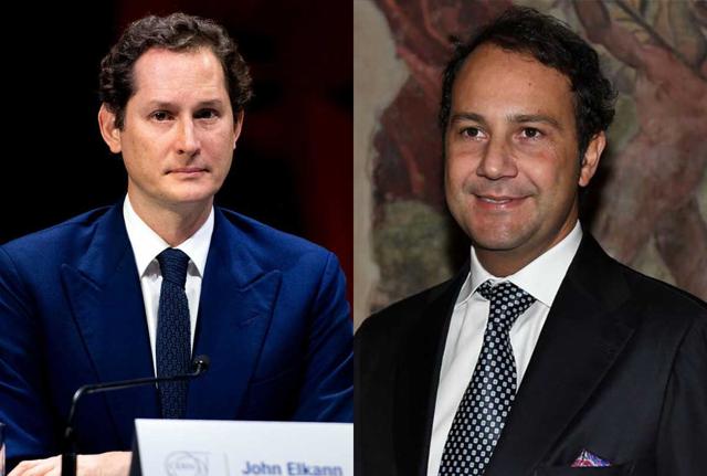 John Elkann e Danilo Iervolino John Elkann e Danilo Iervolino