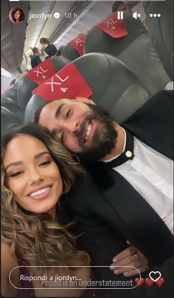 Jordan Ozuna e Benzema (Instagram Story) Jordan Ozuna e Benzema (Instagram Story)