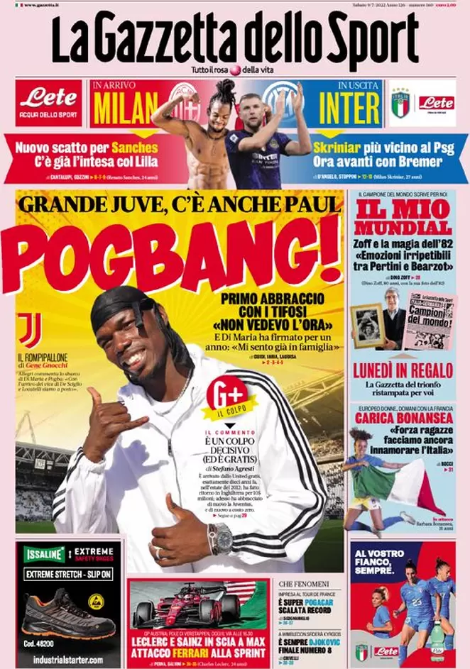 la gazzetta dello sport 005123100