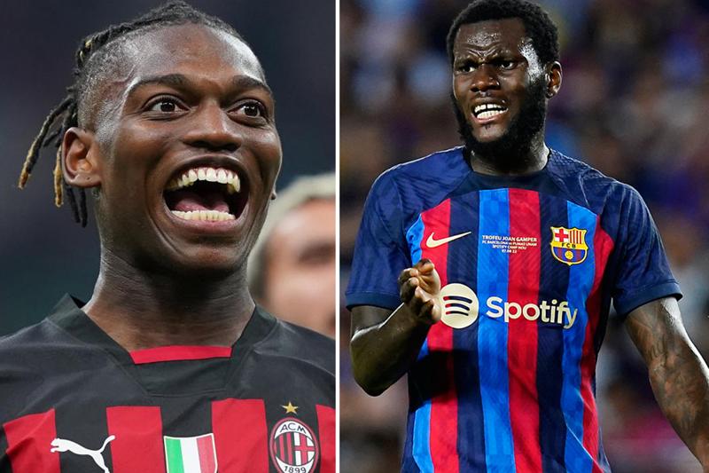 Leao - Kessie (foto Lapresse) Leao - Kessie (foto Lapresse)