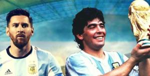 Leo Messi e Diego Maradona
