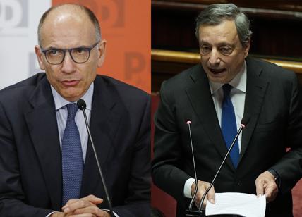 Pd: campo largo nel nome di Draghi. Letta premier se si vince, SuperMario...
