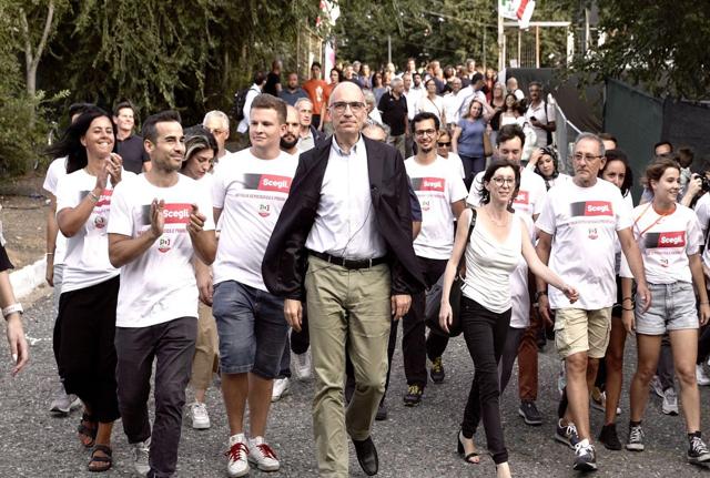 Enrico Letta a Milano