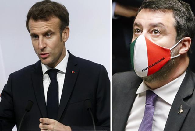 Macron - Salvini (Lapresse) Macron - Salvini (Lapresse)