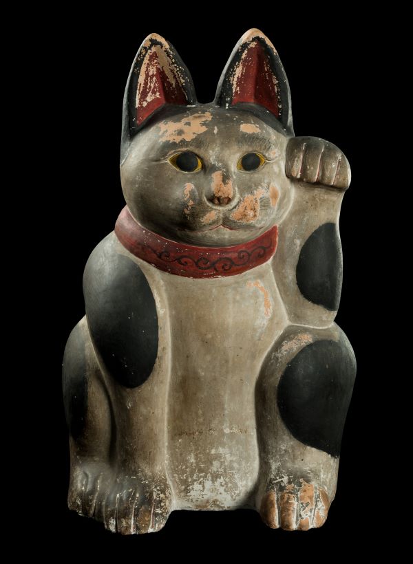 Maneki neko , fine XIX secolo ©2022 Jeffrey Montgomery FCM