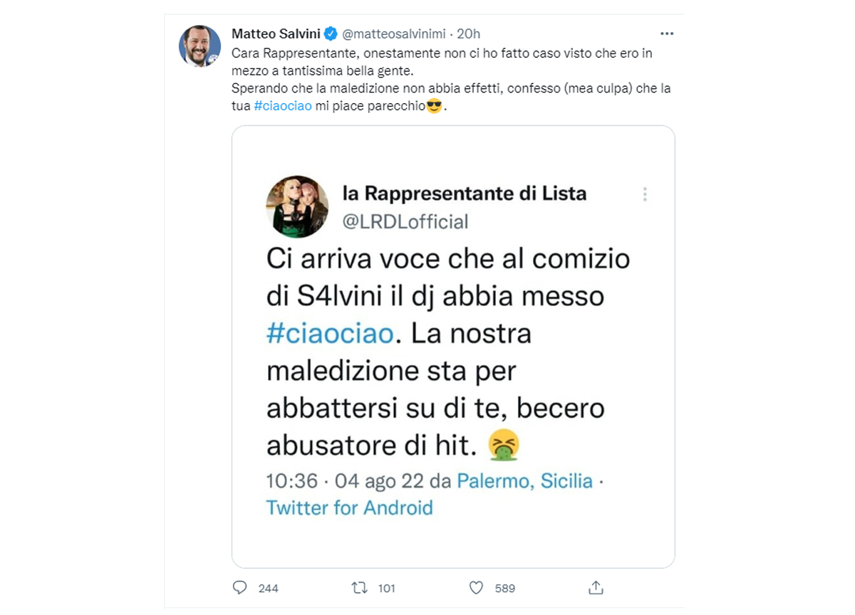 Lite Salvini-Rappresentante di Lista Lite Salvini-Rappresentante di Lista