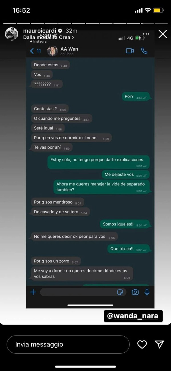 Mauro Icardi Chat