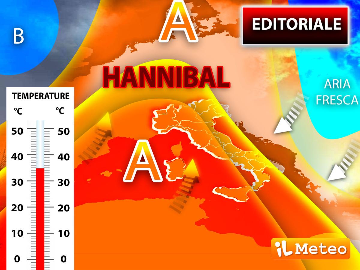 meteo hannibal anticiclone africano previsioni italia