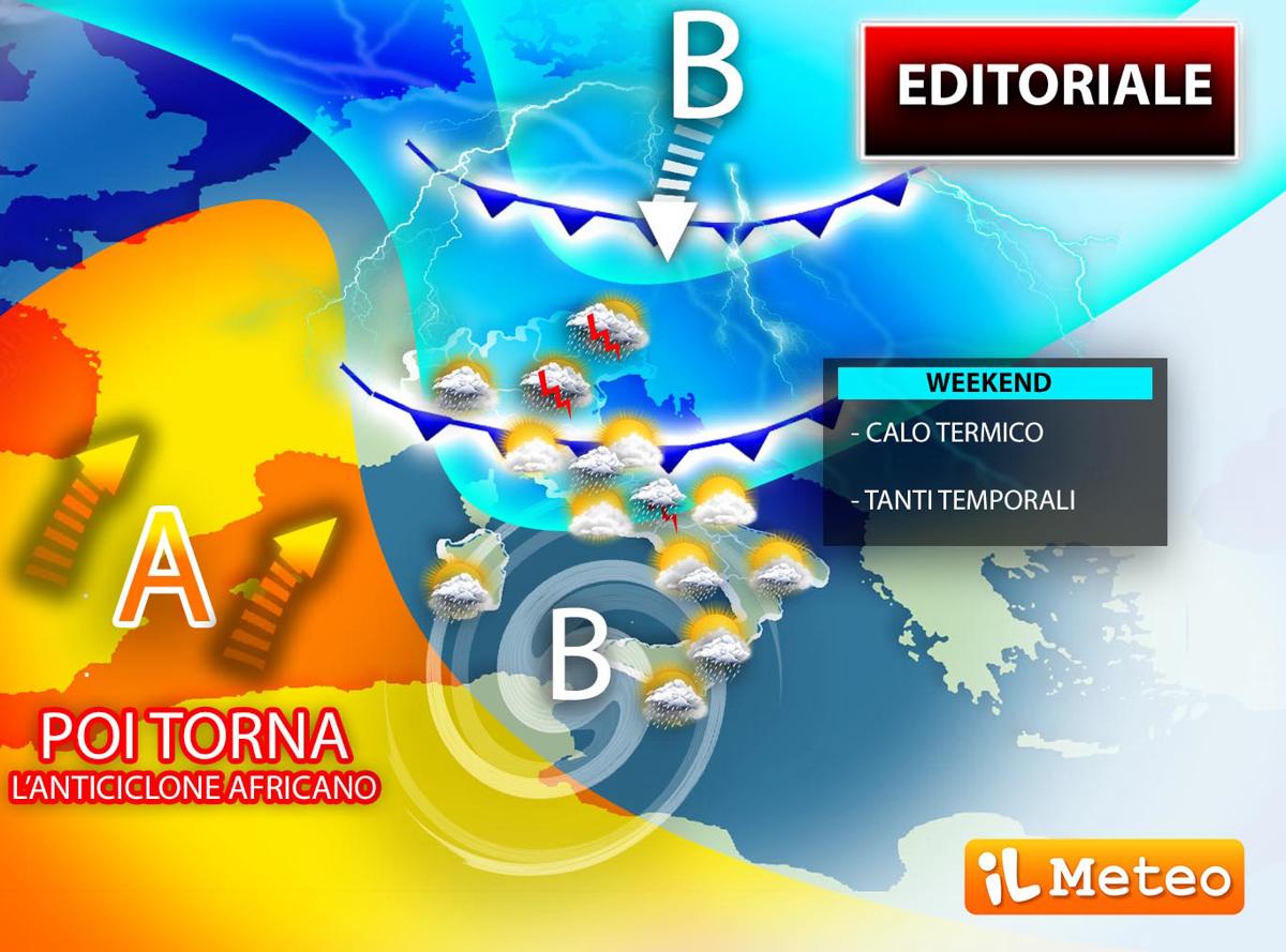 meteo previsioni italia prossimi giorni maggio