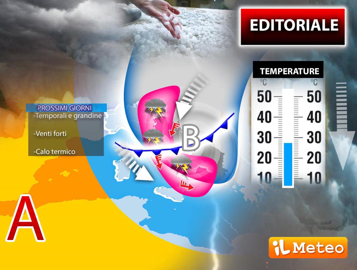 meteo previsioni caronte addio crollo temperature 
