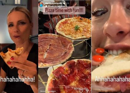 Michelle Hunziker e la figlia in difesa della pizza di Briatore: "Una goduria"