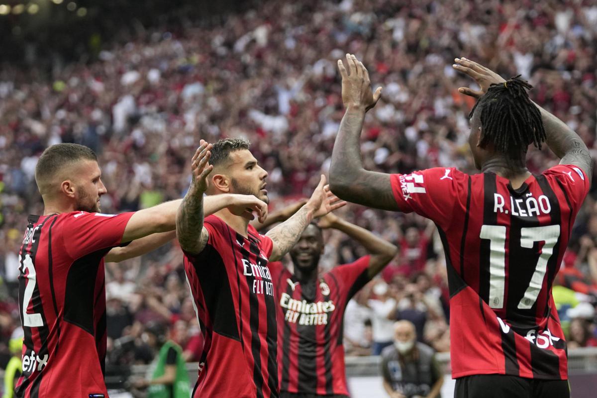 Milan scudetto Theo Hernandez Rafael Leao