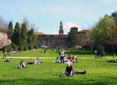 Milan Spring time