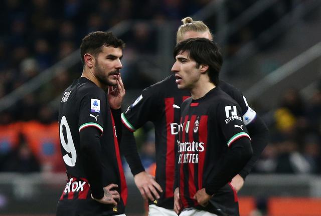 Theo Hernandez e Sandro Tonali (foto Lapresse) Theo Hernandez e Sandro Tonali (foto Lapresse)