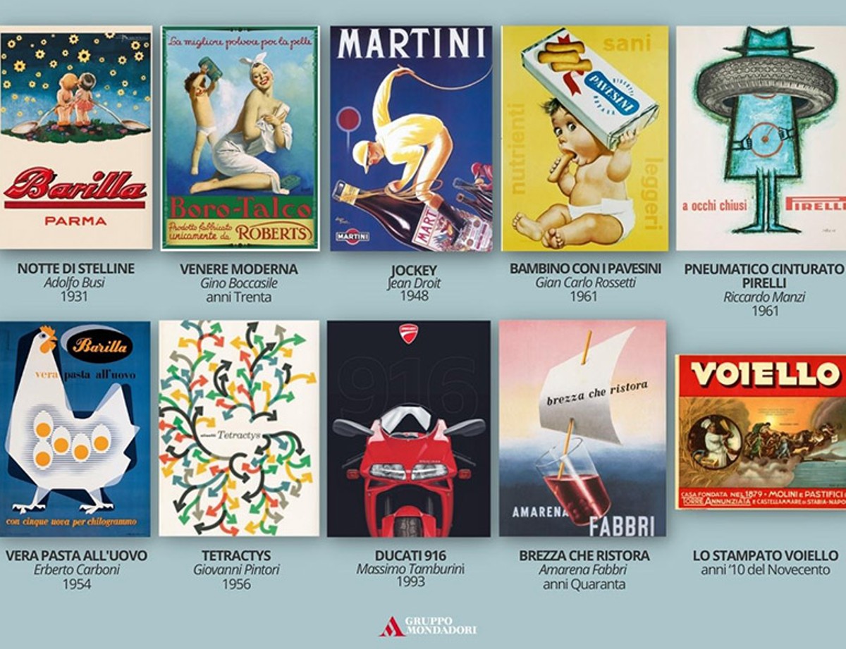 Mondadori lancia la nuova collezione: “Poster, grande azienda italiana”