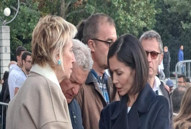 Moratti e Carfagna alla manifestazione per la pace di Milano Moratti e Carfagna alla manifestazione per la pace di Milano