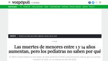 Spagna, preoccupa la mortalità di bambini e ragazzi - Il tg VERO GIORNALE