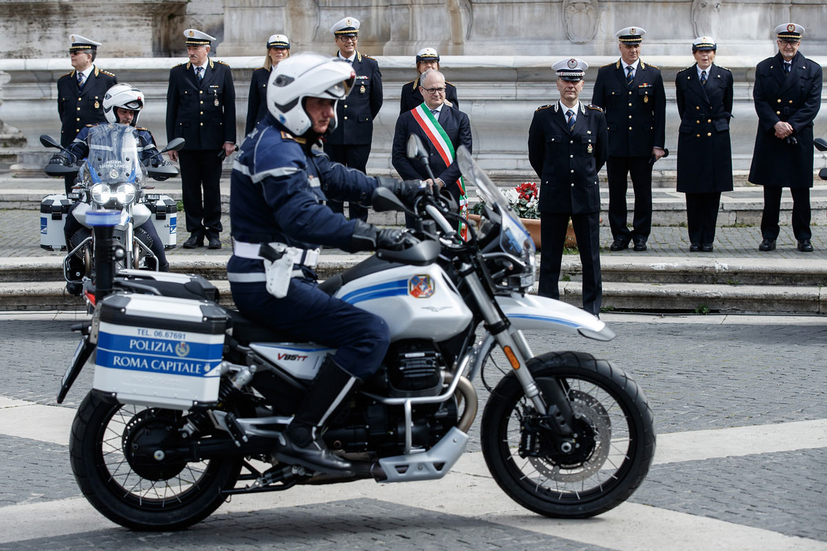 moto polizia