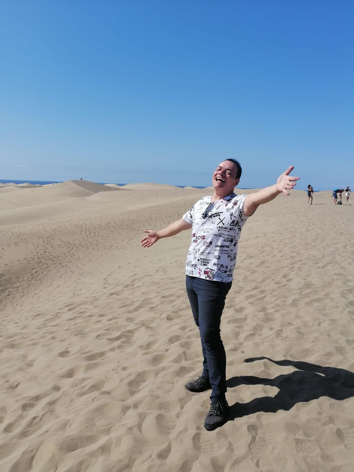 Nelle dune di Maspalomas. Foto di Carla Pagliai Nelle dune di Maspalomas. Foto di Carla Pagliai