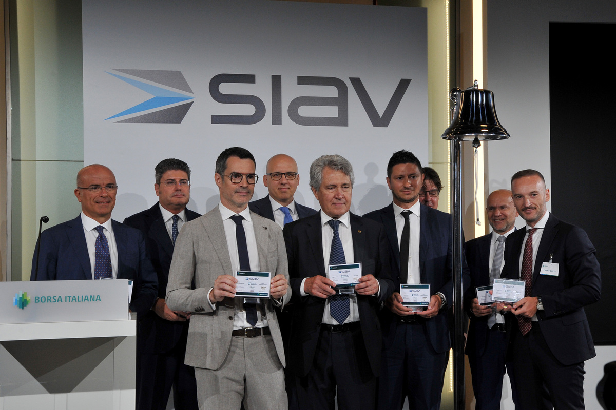 NICOLA VOLTAN AMMINISTRATORE DELEGATO DI SIAV ALFIERI VOLTAN PRESIDENTE SIAV NICOLA VOLTAN AMMINISTRATORE DELEGATO DI SIAV ALFIERI VOLTAN PRESIDENTE SIAV