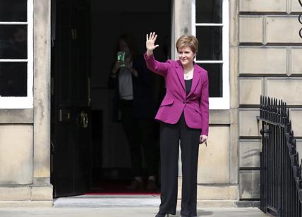 The Scottish prime minister resigns unexpectedly.  Nicola Sturgeon as Jacinda Arden