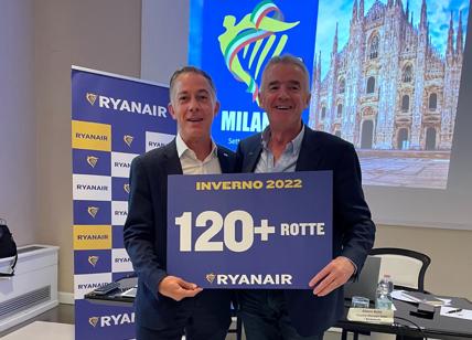 Ryanair, lanciato operativo invernale record per Milano