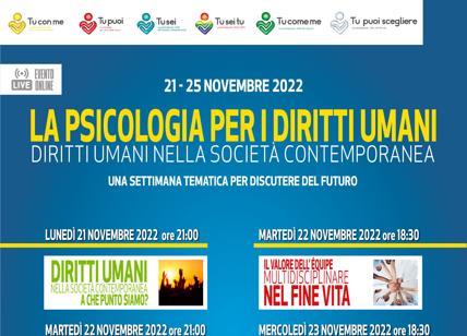 Ordine degli psicologi, ecco la settimana della psicologia e dei diritti umani