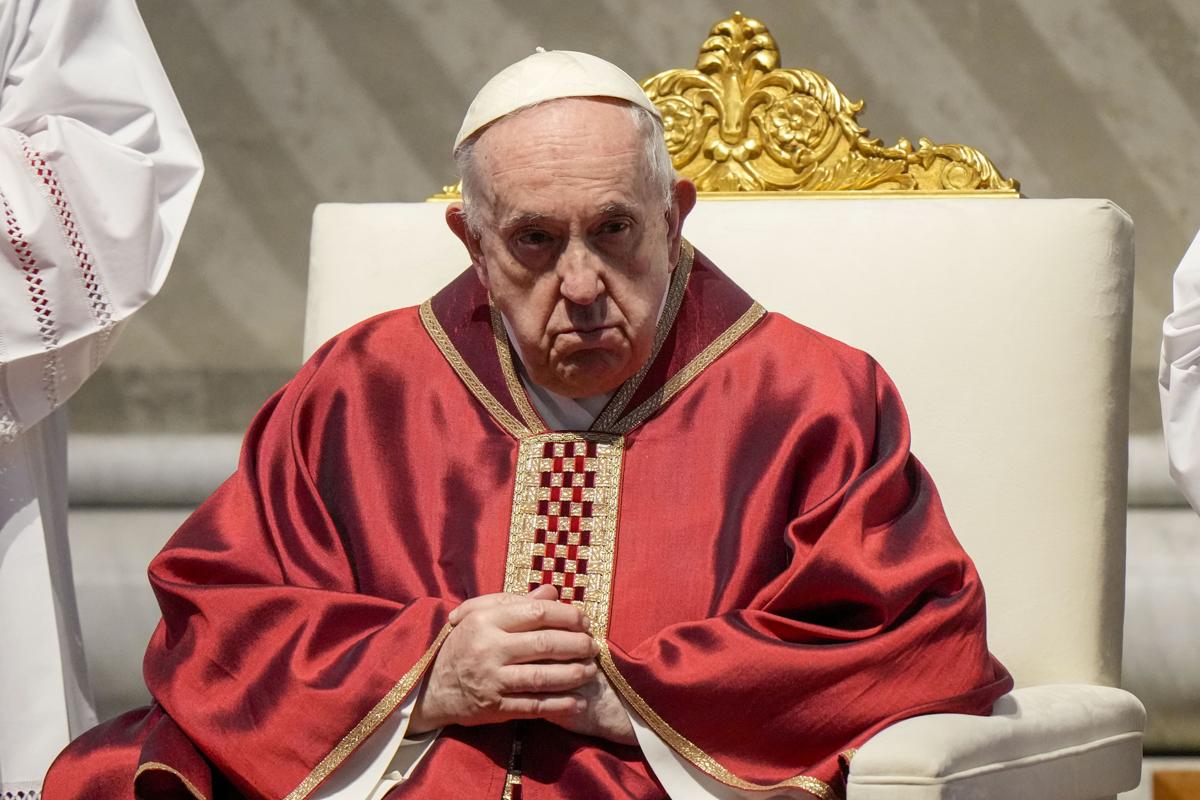Papa Francesco via crucis pasqua ucraina russia guerra