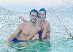 Pennetta e Fognini, tra bikini e mare da sogno