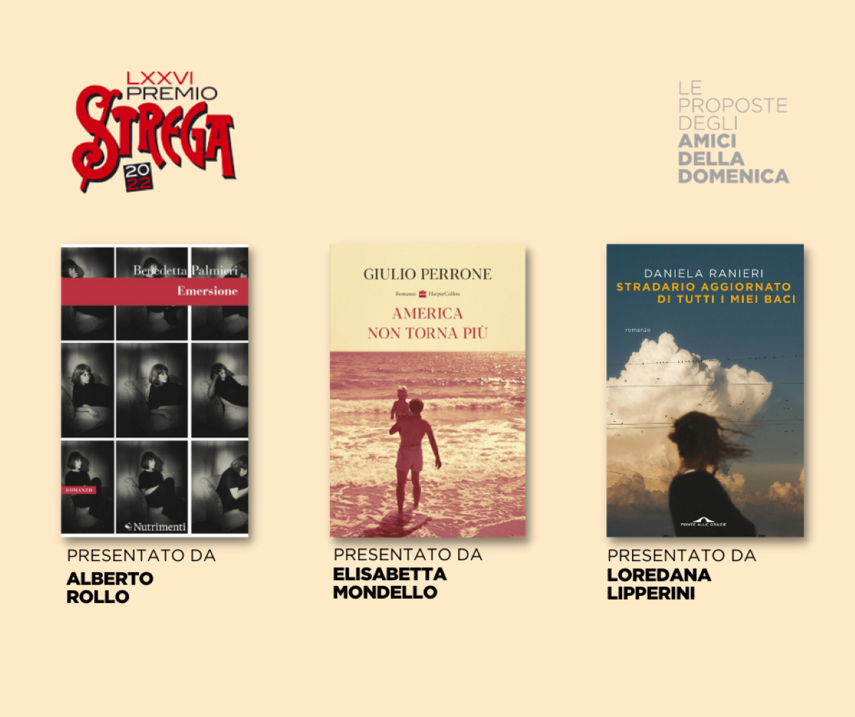 Dalla pagina Facebook del Premio Strega Dalla pagina Facebook del Premio Strega