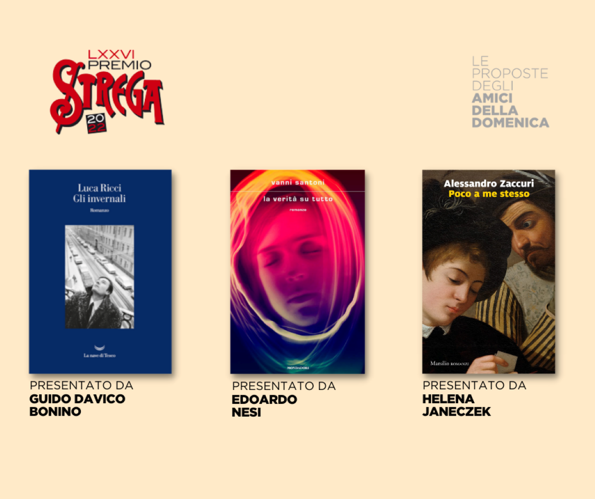 Dalla pagina Facebook del Premio Strega Dalla pagina Facebook del Premio Strega