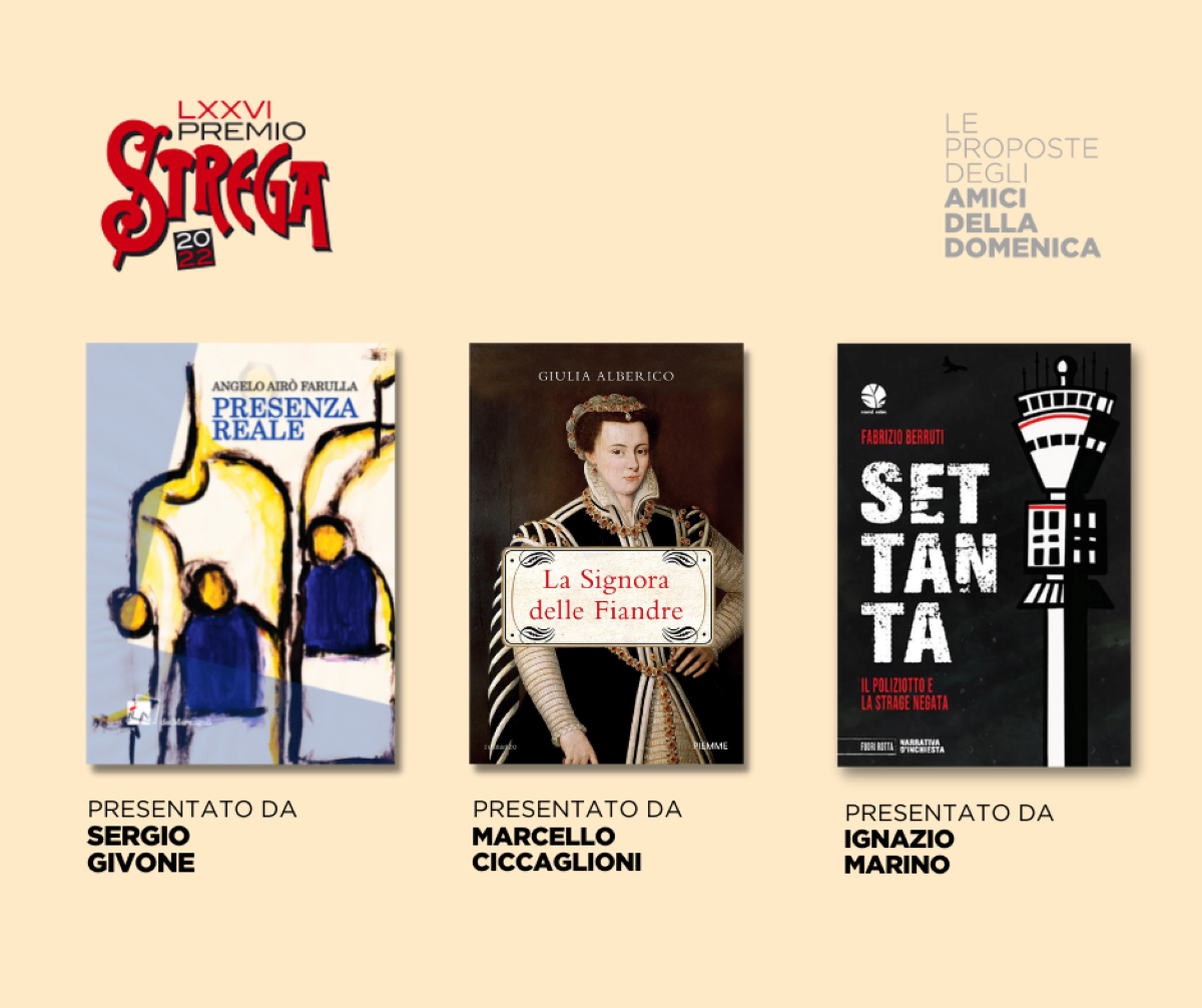 Dalla pagina Facebook del Premio Strega Dalla pagina Facebook del Premio Strega