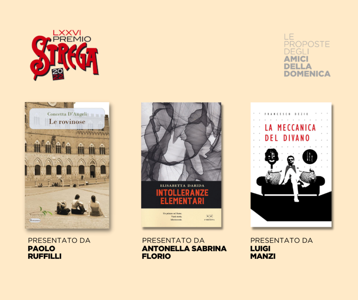 Dalla pagina Facebook del Premio Strega Dalla pagina Facebook del Premio Strega