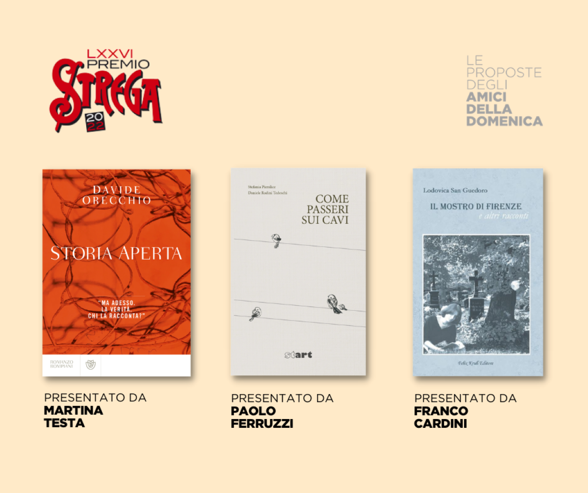Dalla pagina Facebook del Premio Strega Dalla pagina Facebook del Premio Strega