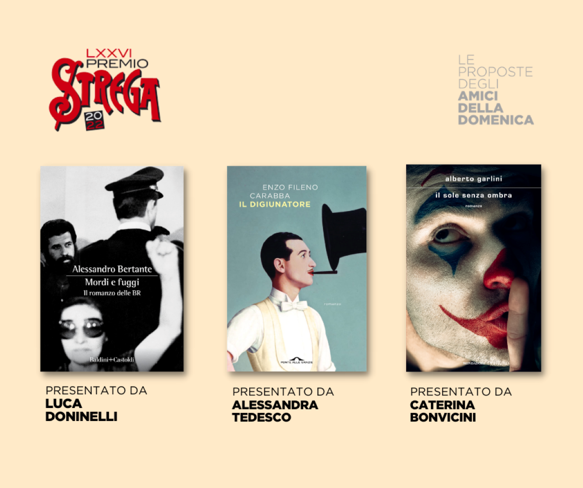 Dalla pagina Facebook del Premio Strega Dalla pagina Facebook del Premio Strega