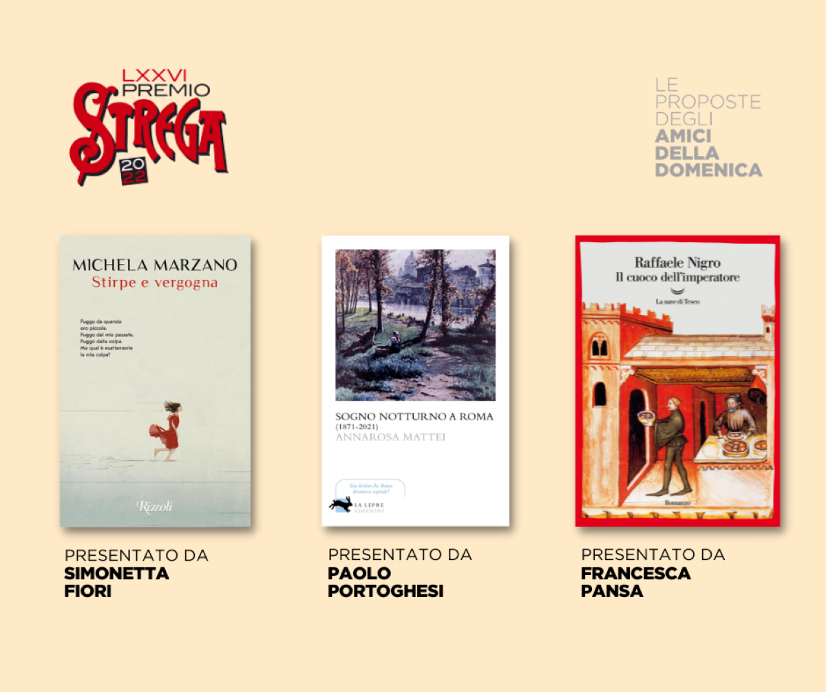 Dalla pagina Facebook del Premio Strega Dalla pagina Facebook del Premio Strega