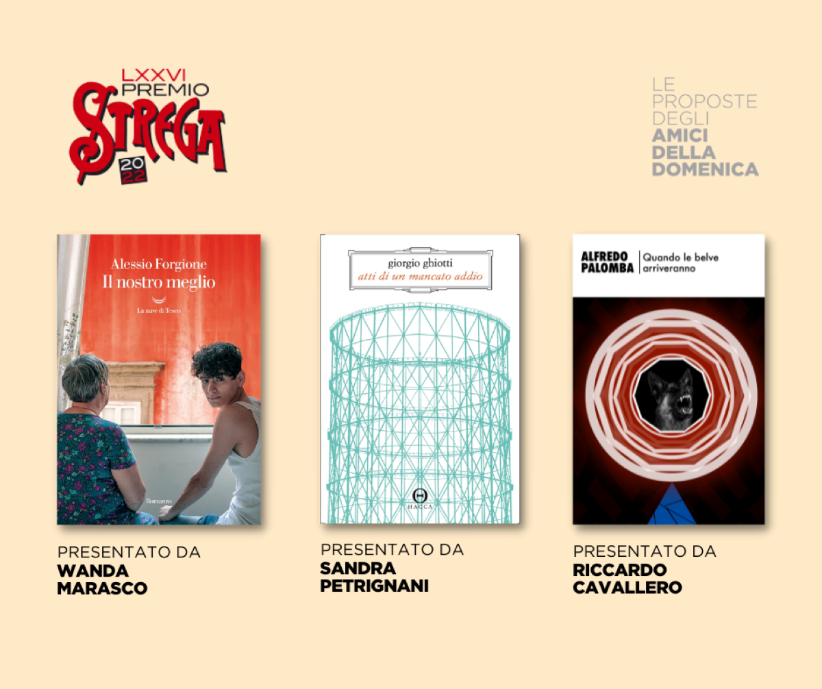 Dalla pagina Facebook del Premio Strega Dalla pagina Facebook del Premio Strega