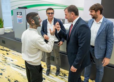 Presentazione incontro di boxe e solidarietà a Milano