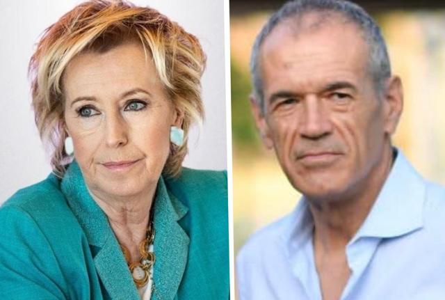 Letizia Moratti e Carlo Cottarelli Letizia Moratti e Carlo Cottarelli