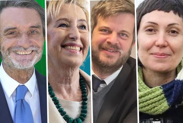Elezioni in Lombardia: Fontana, Moratti, Majorino, Ghidorzi