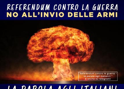 Referendum contro la guerra, no all'invio delle armi