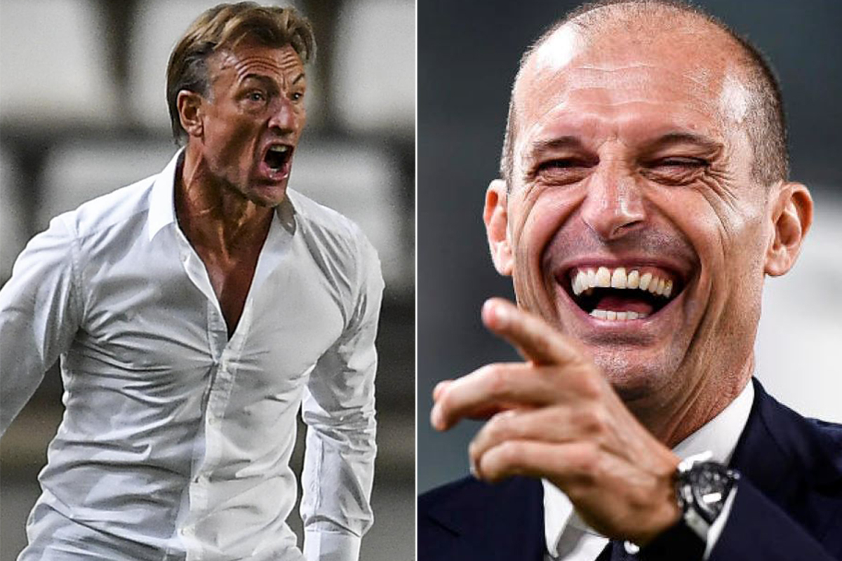 Hervé Renard - Max Allegri (foto Lapresse e Ipa) Hervé Renard - Max Allegri (foto Lapresse e Ipa)
