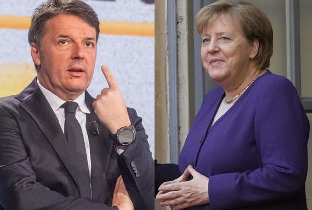 Matteo Renzi - Angela Merkel (Lapressse) Matteo Renzi - Angela Merkel (Lapressse)