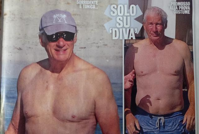 Richard Gere (Dal settimanale Diva e Donna) Richard Gere (Dal settimanale Diva e Donna)