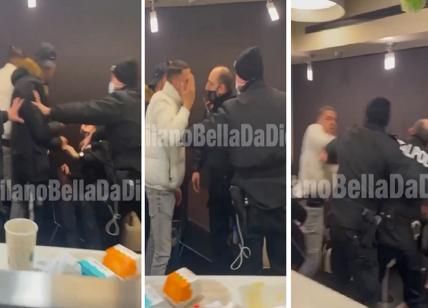 Milano, scontro tra clienti e security al McDonald's in Centrale