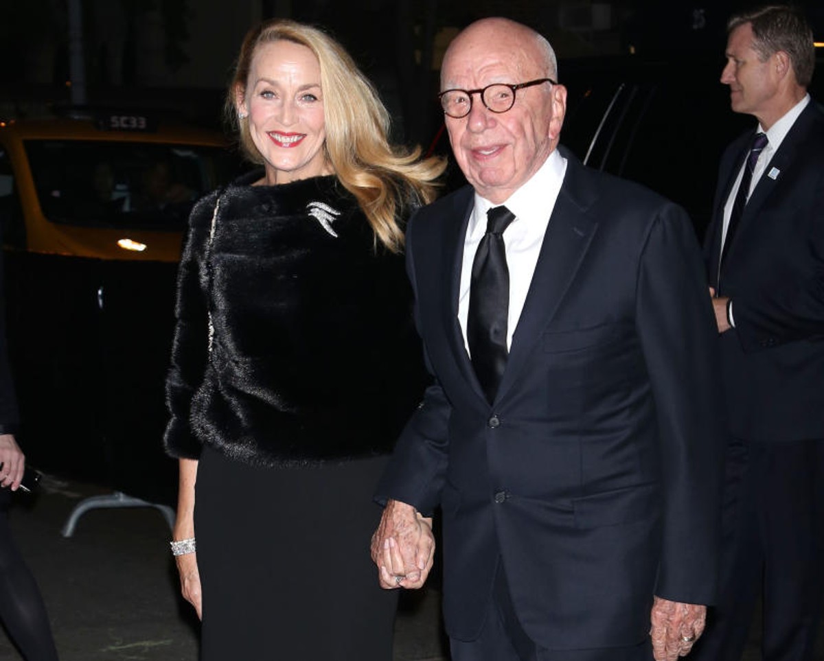 Jerry Hall Rupert Murdoch